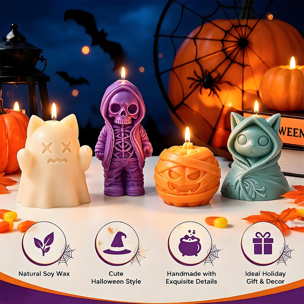 Pumpkin candle mold