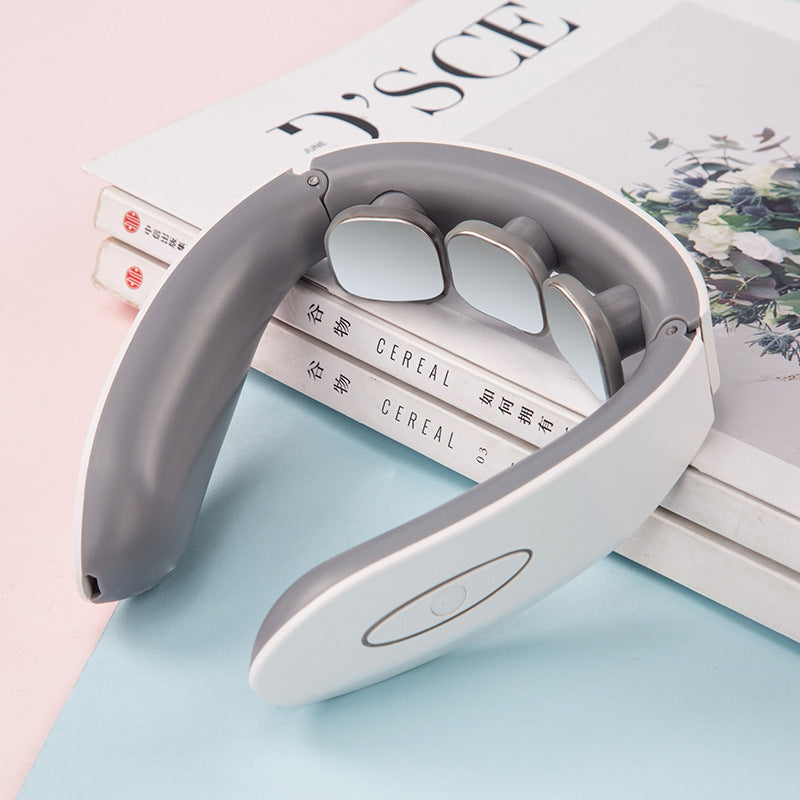 Portable Cervical Massager with Heat and Electrotherapy