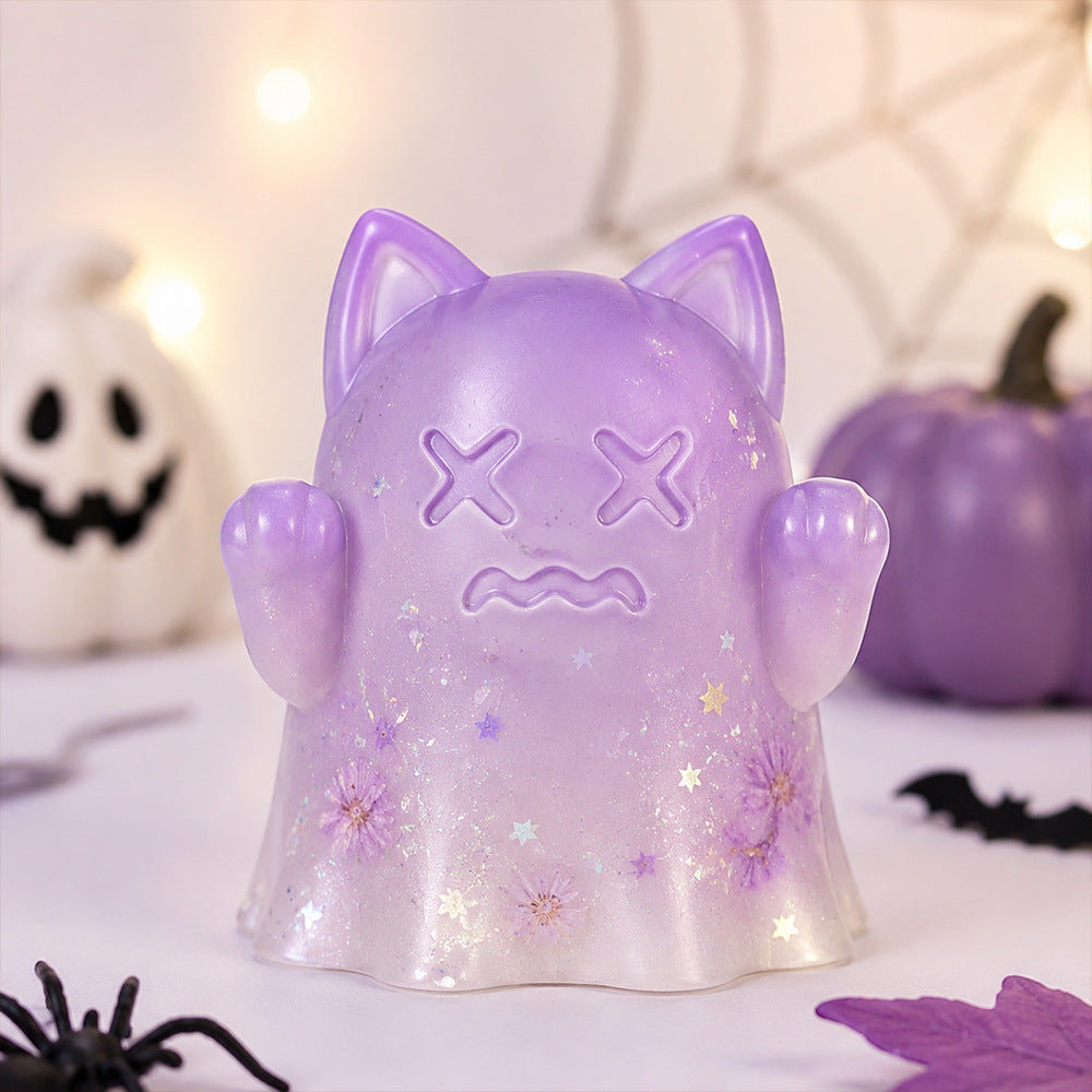Pumpkin candle mold