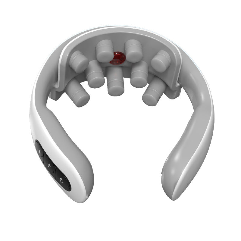 Portable Cervical Massager with Heat and Electrotherapy